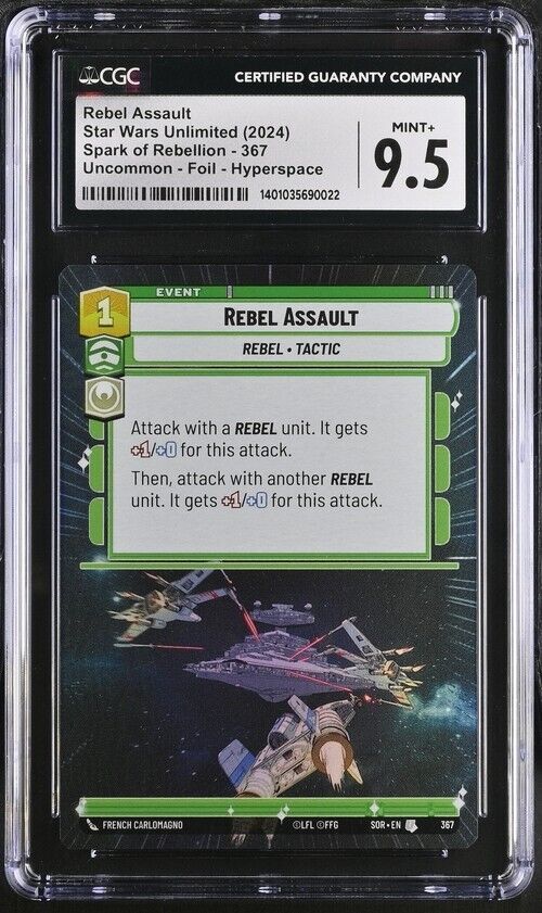 Star Wars Rebel Assault 367 Spark of Rebellion English U Foil Mint+ 9.5 (2024)