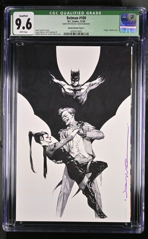 Batman #100 Opena Variant Cover C CGC 9.6 (2020)