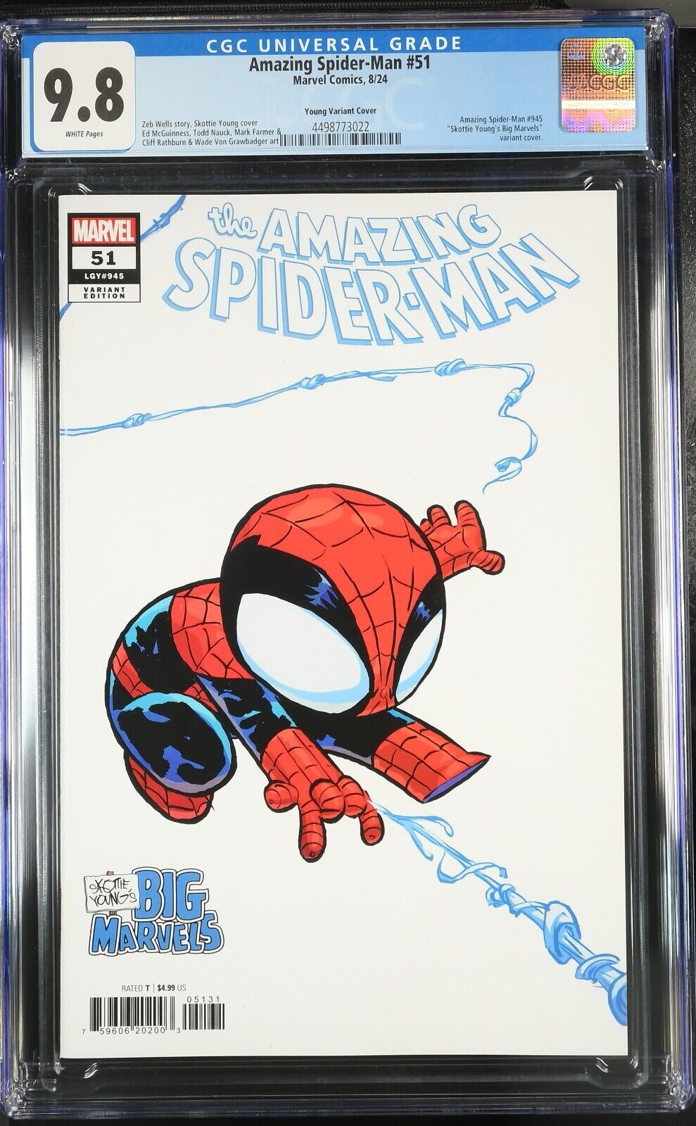 Amazing Spider-Man #51 Young Variant Cover CGC 9.8 (2024)