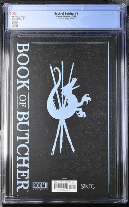 Book of Butcher  #1	 Dell'Edera "Virgin" Edition CGC 9.8 (2023)