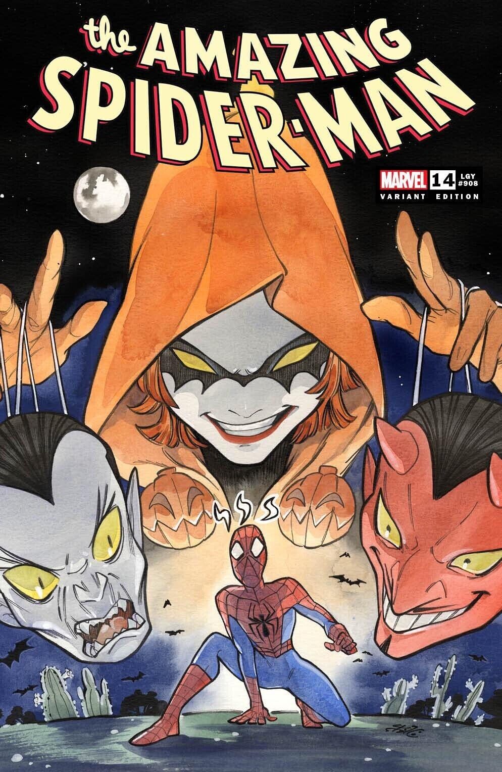 Amazing Spider-Man #14 (Peach Momoko Exclusive Hallows Eve Variant)