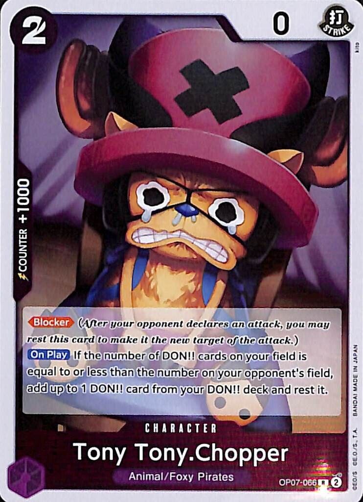 One Piece TCG OP07-066 Tony Tony Chopper English (2024)