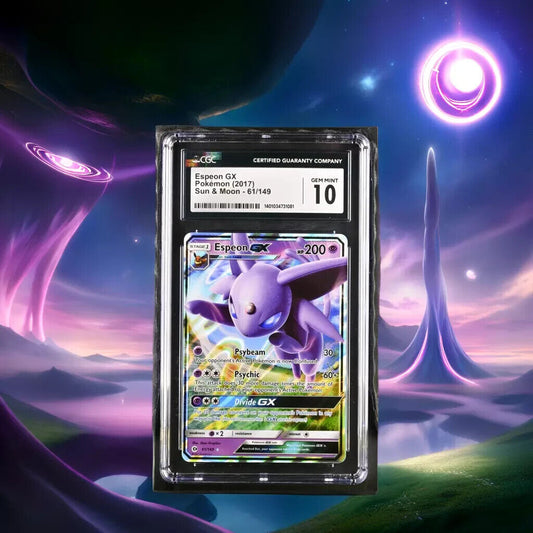 Pokemon Espeon GX 61/149 Sun & Moon English Ultra Rare Gem Mint 10 (2017)