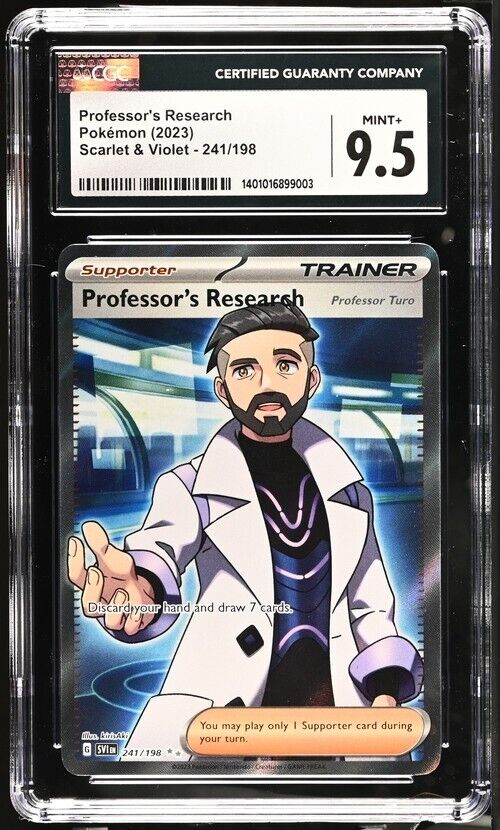 Pokemon Professor's Research 241/198 SV1EN English Mint+ 9.5 (2023)