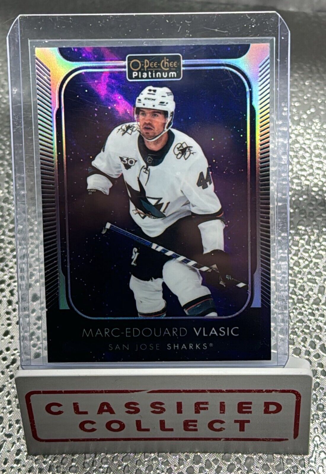 2021-22 O-Pee-Chee Platinum Cosmic /65 Marc-Edouard Vlasic #163