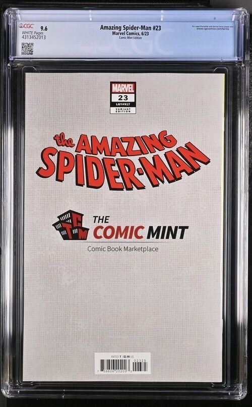 Amazing Spiderman 23 vol. 7 Boston Wicked Con Chris Bachalo Virgin CGC 9.6(2023)