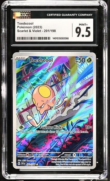 Pokemon Toedscool 201/198 Scarlet & Violet - SV1EN English Mint+ 9.5 (2023)