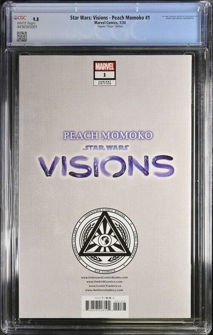 Star Wars: Visions - Peach Momoko #1 Yagawa "Virgin" Edition CGC 9.8 (2024)