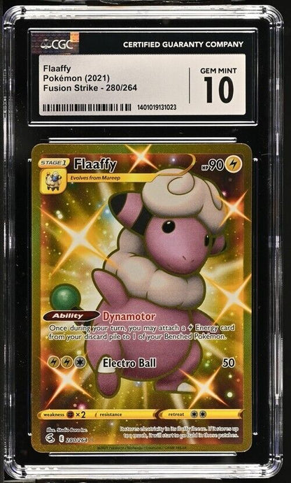 Pokemon Flaaffy 280/264 Fusion Strike English Gem Mint 10 (2021)