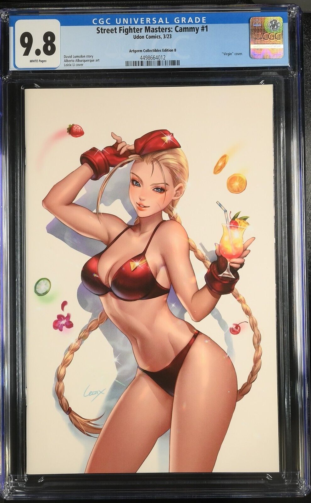 Street Fighter Masters: Cammy #1 Artgerm Collectibles Edition B CGC 9.8 (2023)