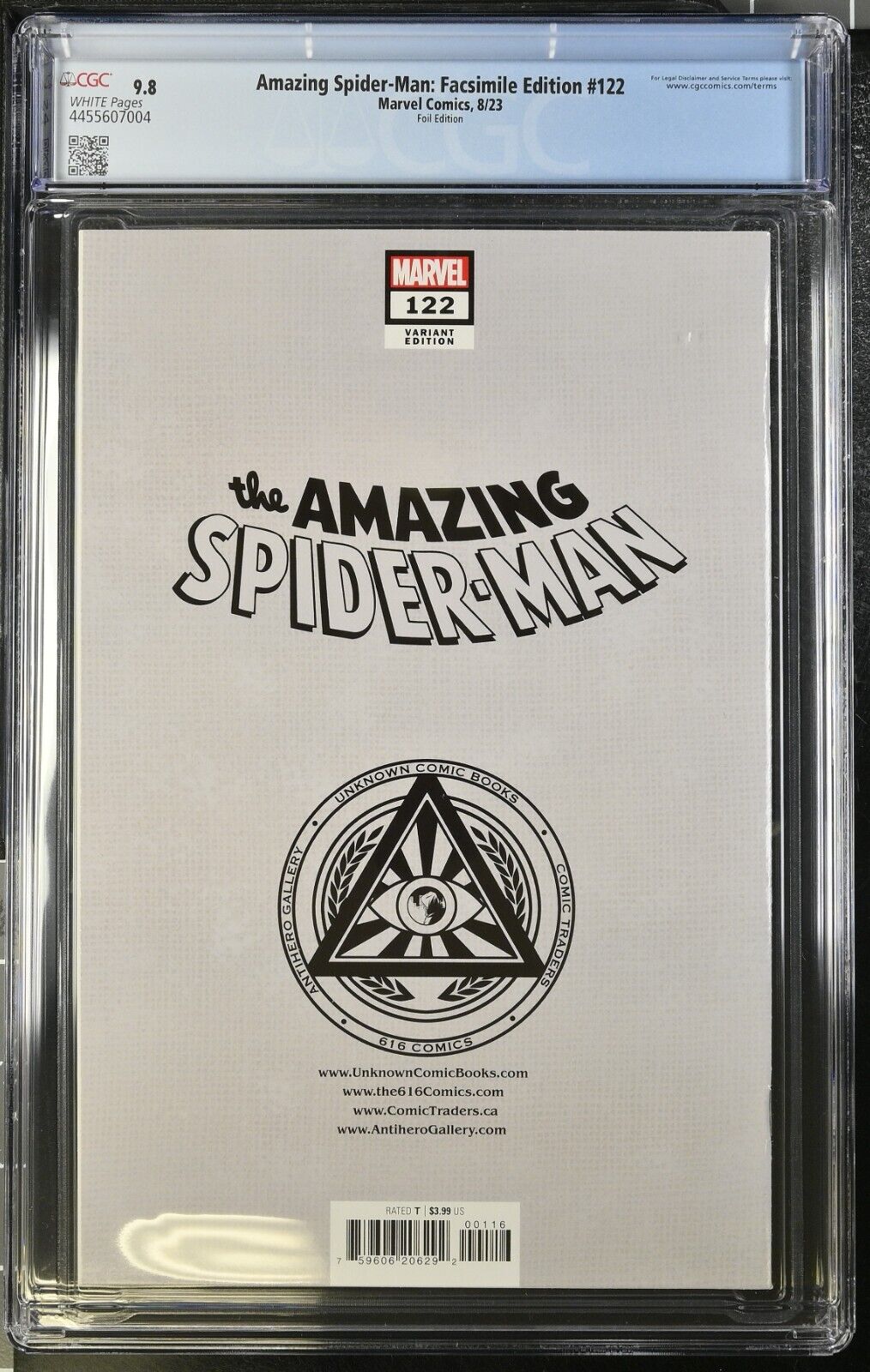 Amazing Spider-Man: Facsimile Edition #122 Foil Edition CGC 9.8 (2023)