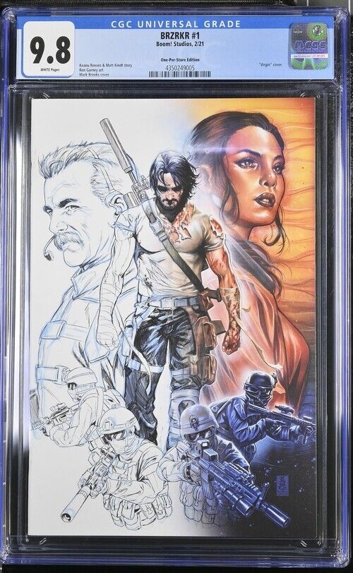 BRZRKR #1 One-Per-Store Edition CGC 9.8 Brooks Variant (2021)