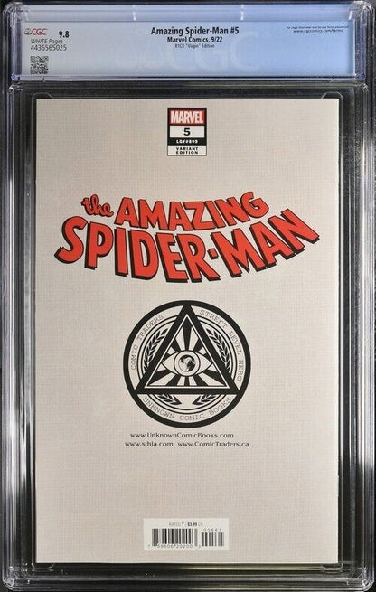 Amazing Spider-Man #5 R1C0 "Virgin" Edition CGC 9.8 (2022)