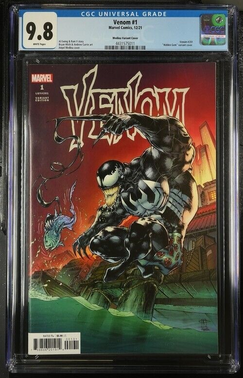 Venom #1 Medina Variant Cover CGC 9.8 (2021)