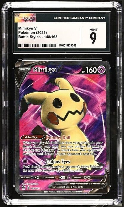 Pokemon Mimikyu V 148/163 Battle Styles English 9 (2021)