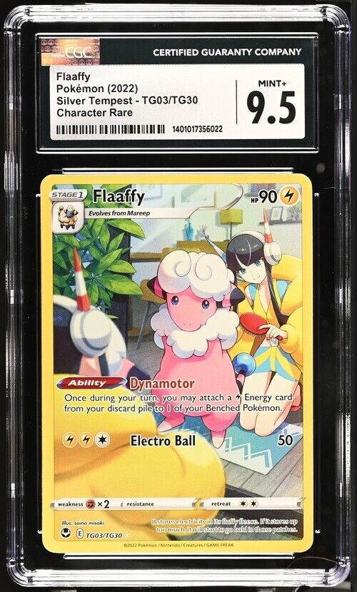 Pokemon Flaaffy TG03/TG30 Silver Tempest English Character Rare Mint+ 9.5 (2022)