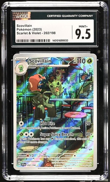 Pokemon Scovillain 202/198 Scarlet & Violet - SV1EN  English Mint+ 9.5 (2023)