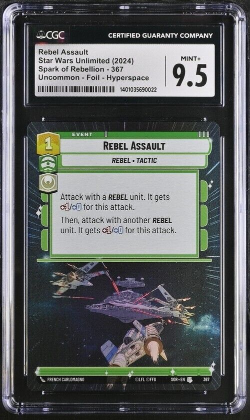 Star Wars Rebel Assault 367 Spark of Rebellion English Mint 9.5 (2024)