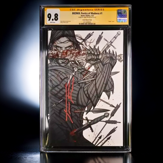 BRZRKR: Poetry of Madness #1 Signed by Frison CGC 9.8