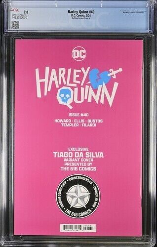 Harley Quinn #40 Da Silva Variant Cover A CGC 9.8 (2024)