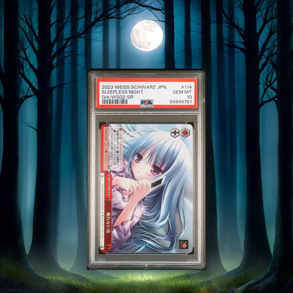 Weiss Schwarz Sleepless Night 114 Dengeki Bunko Japanese Grk/WS02-SR GM 10 2023