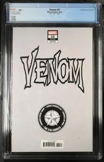 Venom #32 Szerdy "Virgin" Edition CGC 9.8 (2024)