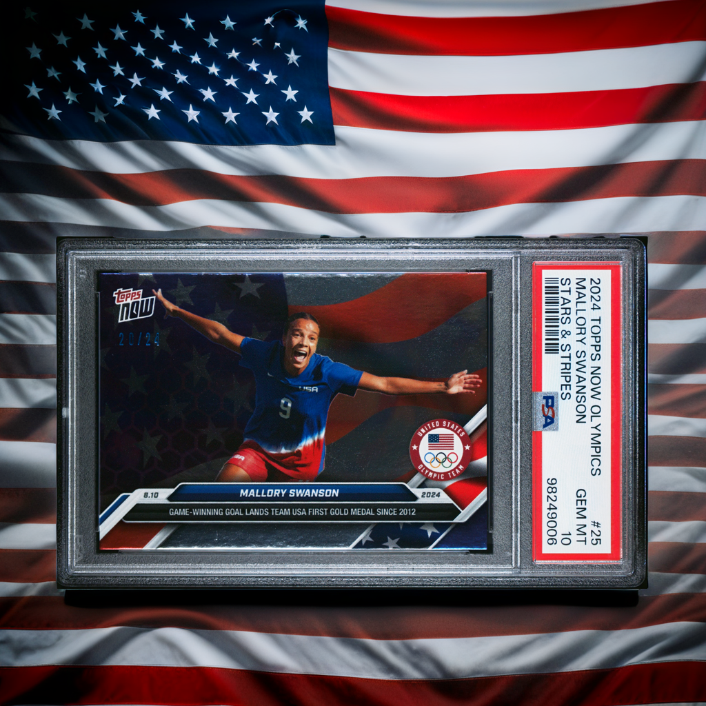 2024 TOPPS NOW OLYMPIC GAMES 25 MALLORY SWANSON STARS PSA 10 /24