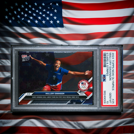 2024 TOPPS NOW OLYMPIC GAMES 25 MALLORY SWANSON STARS PSA 10 /24