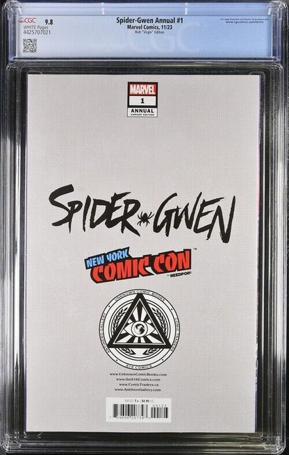 Spider-Gwen Annual #1 Rich ""Virgin"" Edition CGC 9.8 (2023)