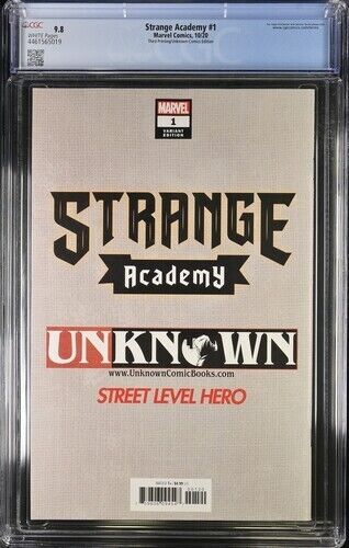 Strange Academy #1 Third Printing/Unknown Comics Edition CGC 9.8 (2020)