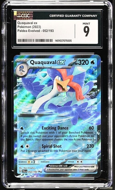 Pokemon Quaquaval ex 052/193 Paldea Evolved - PAL EN English 9 (2023)