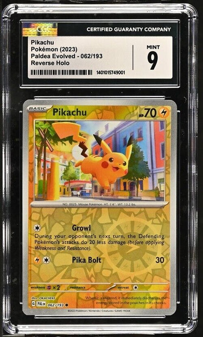 Pokemon Pikachu 062/193 Paldea Evolved - PAL EN English 9 (2023)