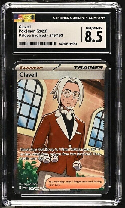 Pokemon Clavell 249/193 Paldea Evolved - PAL EN English 8.5  (2023)