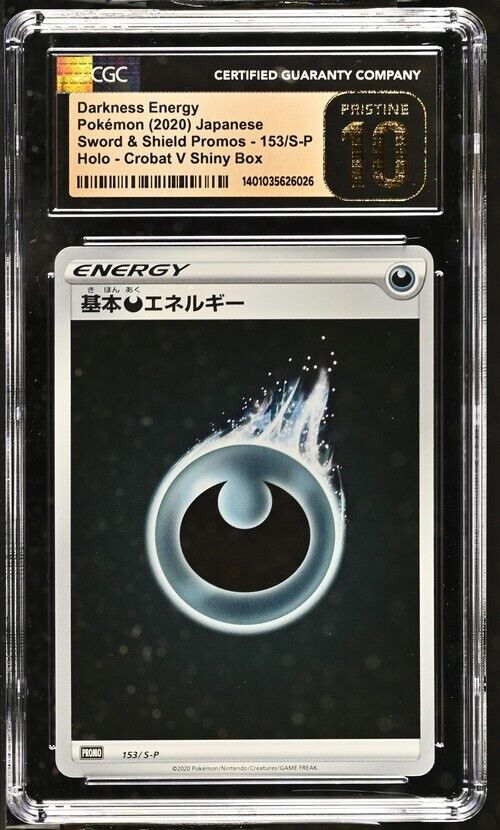 Pokemon Darkness Energy 153/S-P Sword & Shield PromosJapanese Pristine 10 (2020)