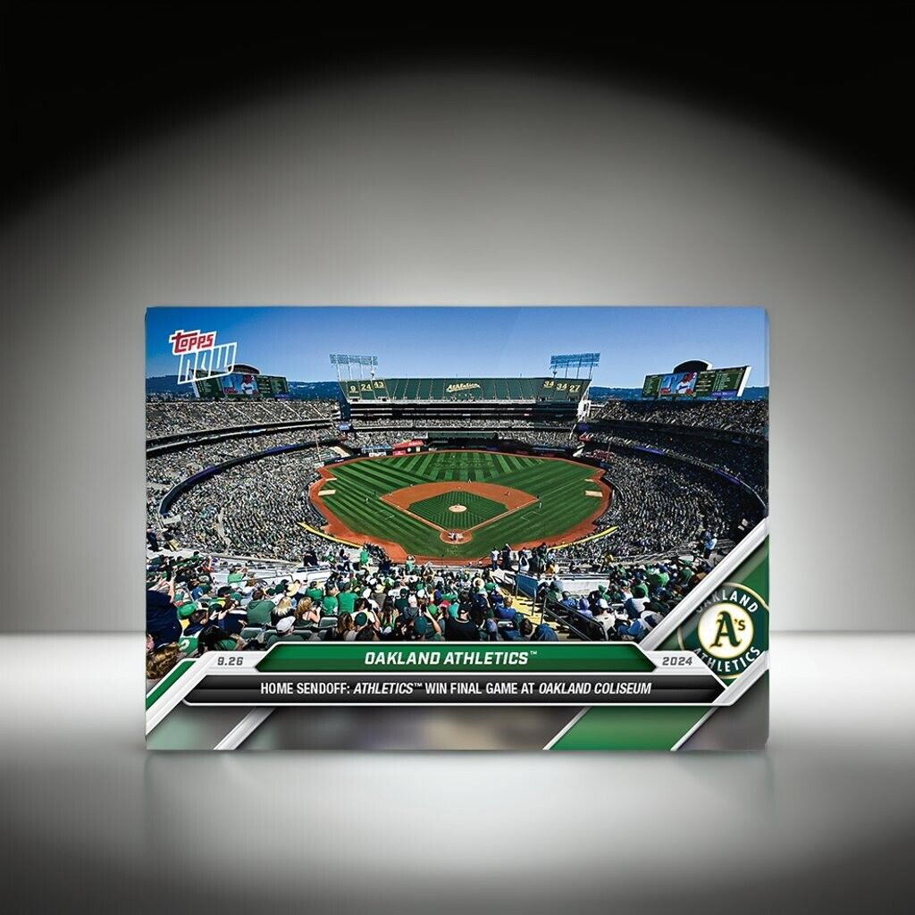 Oakland Athletics - Last Game 2024 MLB Topps NOW® Card 760