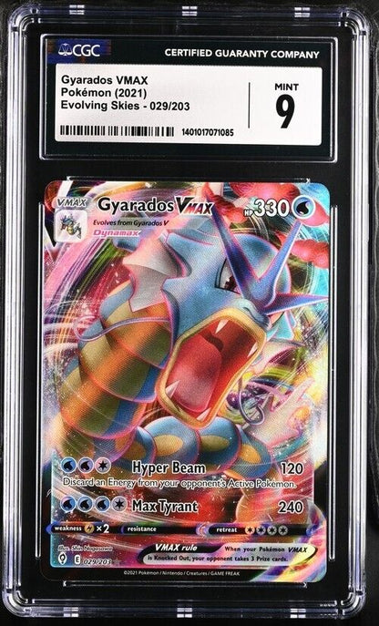 Pokemon Gyarados VMAX 029/203 Evolving Skies English Ultra Rare 9 (2021)