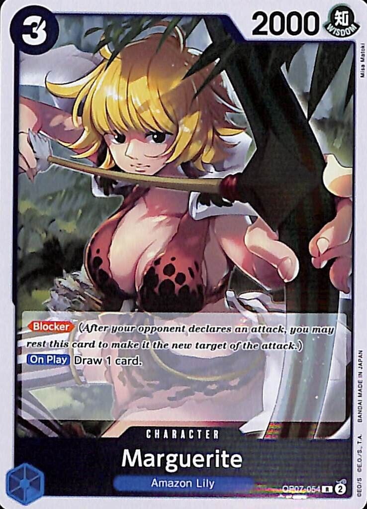 Marguerite OP07-054 Parallel R Foil English One Piece Card Game