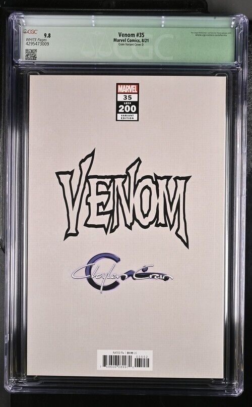 Marvel Comics: Venom #35 Crain Variant Cover D CGC 9.8 (2021)