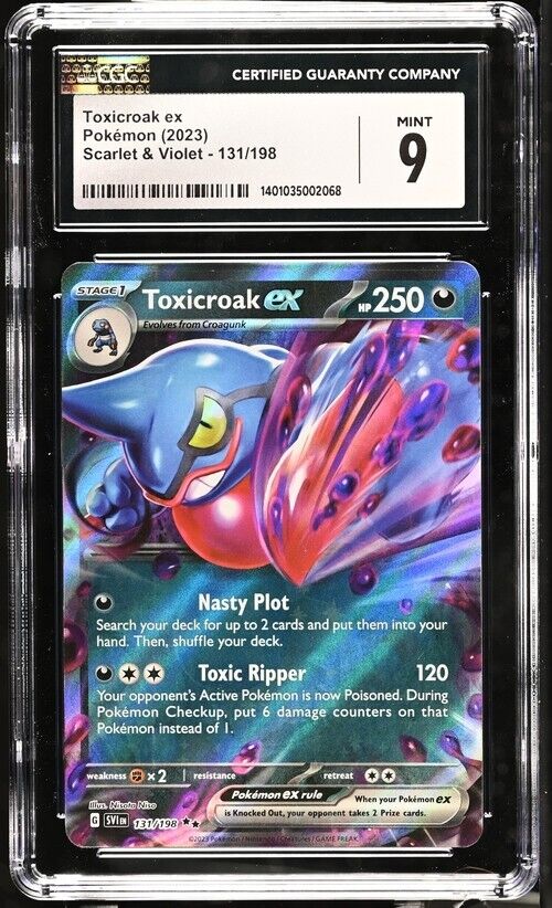 Pokemon Toxicroak ex 131/198 Scarlet & Violet - SV1EN English 9 (2023)