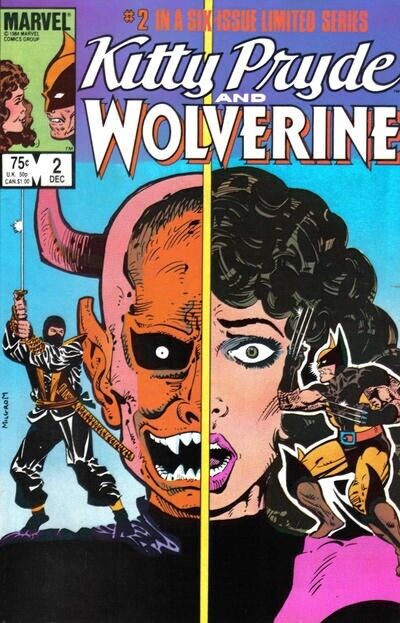 Kitty Pryde and Wolverine #2 Copper Age Trade Dress (1984)