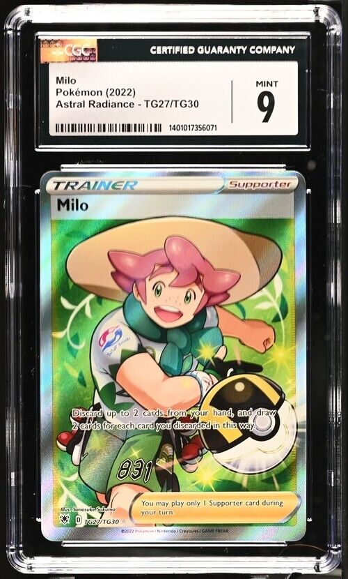 Pokemon Milo TG27/TG30 Astral Radiance English Secret Rare 9 (2022)