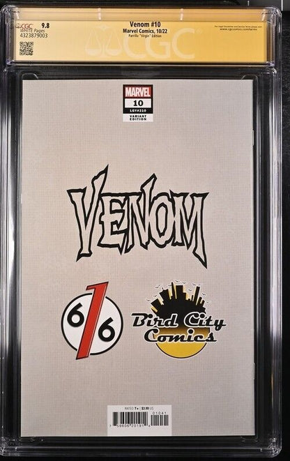 Venom #10 Signed by Lucio Parrillo CGC 9.8