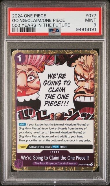 One Piece TCG OP07-077 Going/Claim/One Piece English Mint 9 (2024)