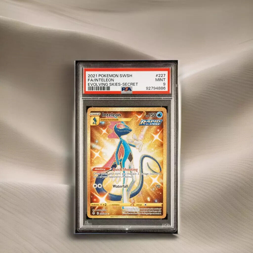 Pokemon Inteleon 227 Sword & Shield Evolving Skies English Mint 9 (2021)