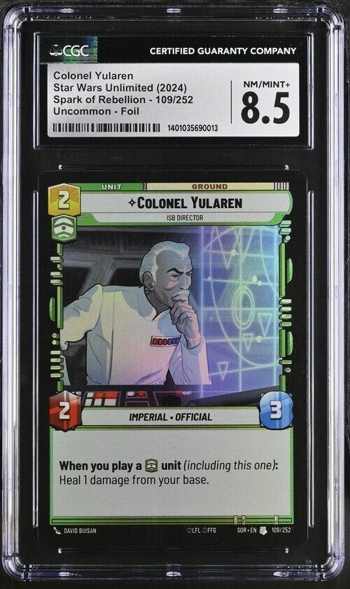 Star Wars Colonel Yularen 109/252 Spark of Rebellion English 8.5 (2024)