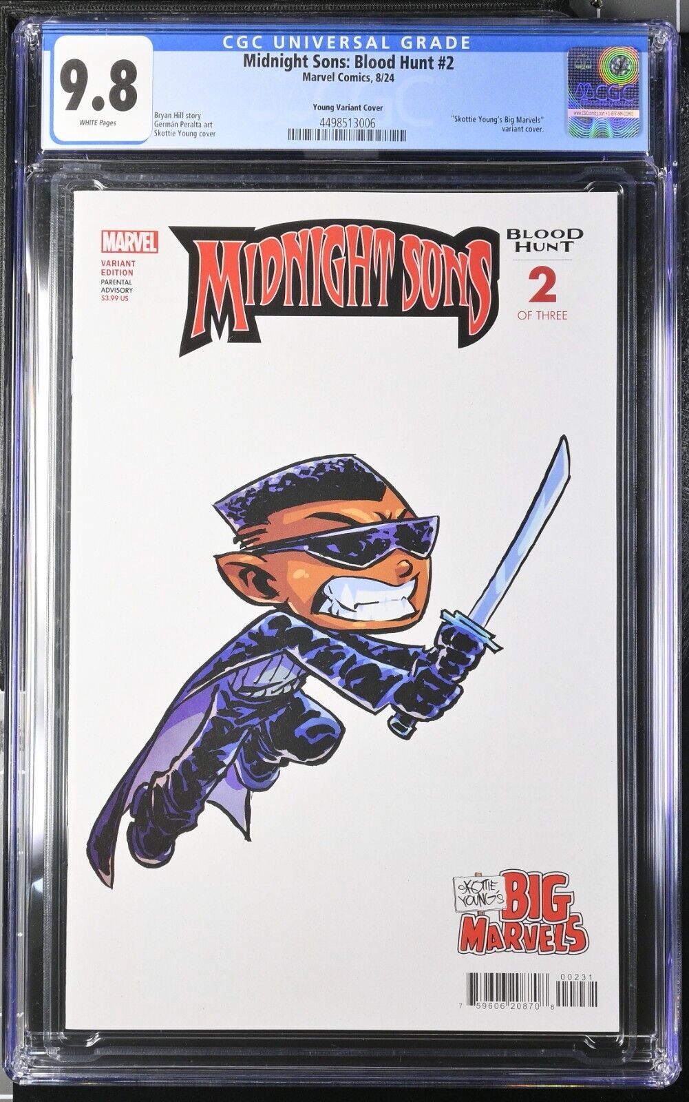 Midnight Sons: Blood Hunt #2 Young Variant CGC 9.8 (2024)