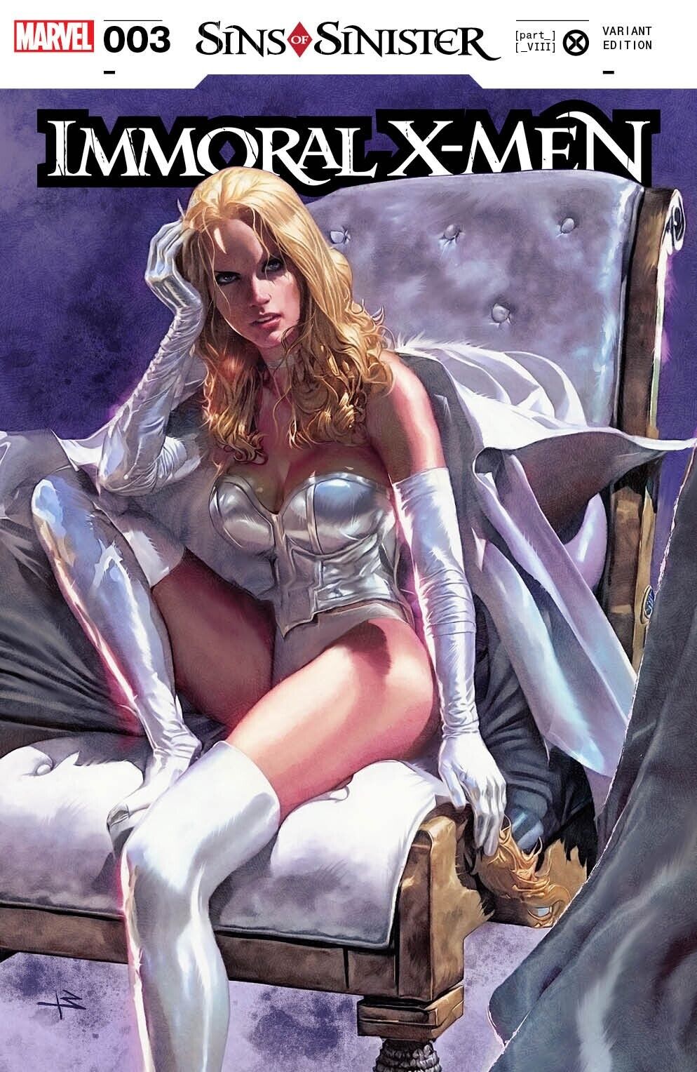 Immoral X-Men #3 Turini 616 Emma Frost Trade Dress & Virgin Variant Set