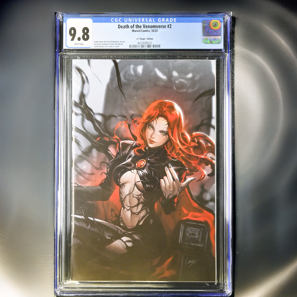 Death of the Venomverse #2 Li "Virgin" Edition CGC 9.8 (2023)