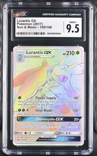 Pokemon Lurantis GX 150/149 Sun & Moon English Secret Rare Mint+ 9.5 (2017)