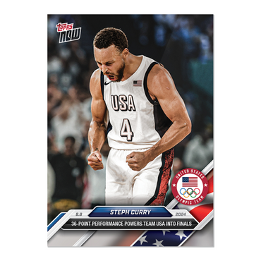 "PRESALE" Steph Curry - 2024 Olympic Games TOPPS NOW Card 22 "PRE-SALE"